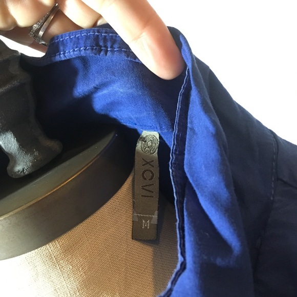 XCVI Contrast Panel Rope Snap Jacket - Picture 11 of 14